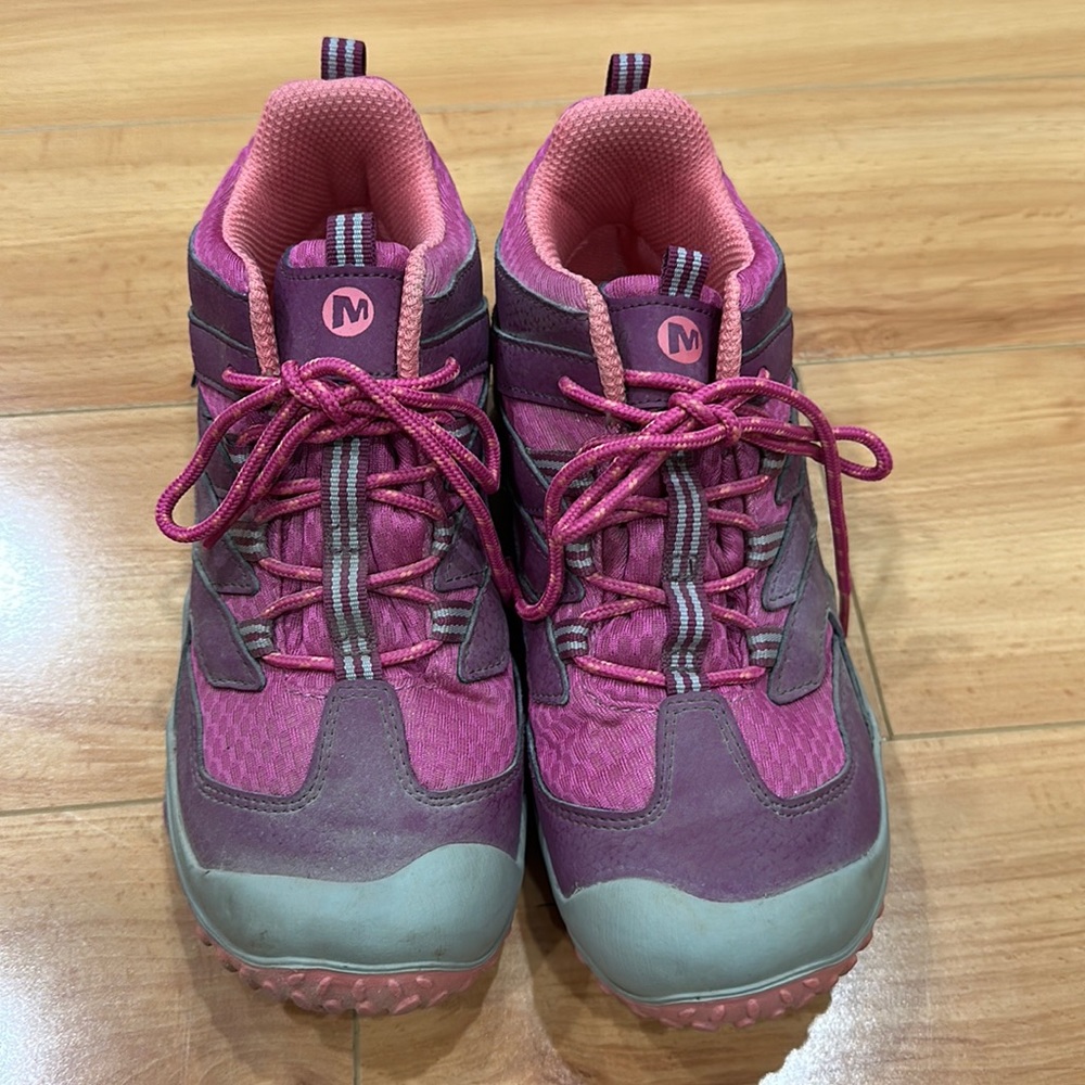 Merrell Pink Purple Kids' Trail Sneakers